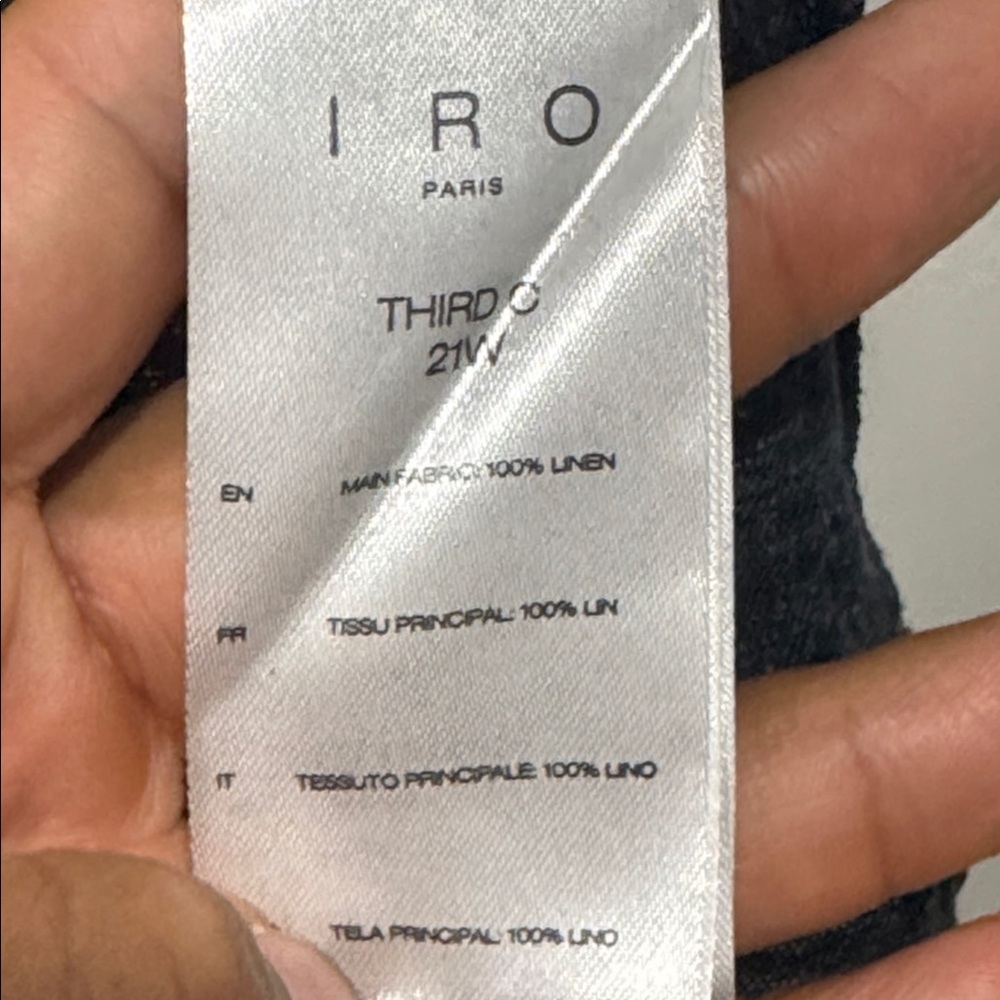 IRO Paris Linen Tee - Picture 4 of 4